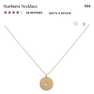 Gold Starburst Necklace